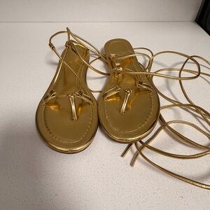Gold Women's Sandals